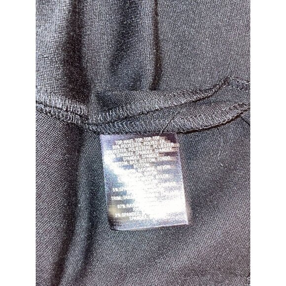 MAEVE  Anthropologie Black & White Striped  Fit & Flar  Crosswise Flare Dress 0 - Picture 5 of 9